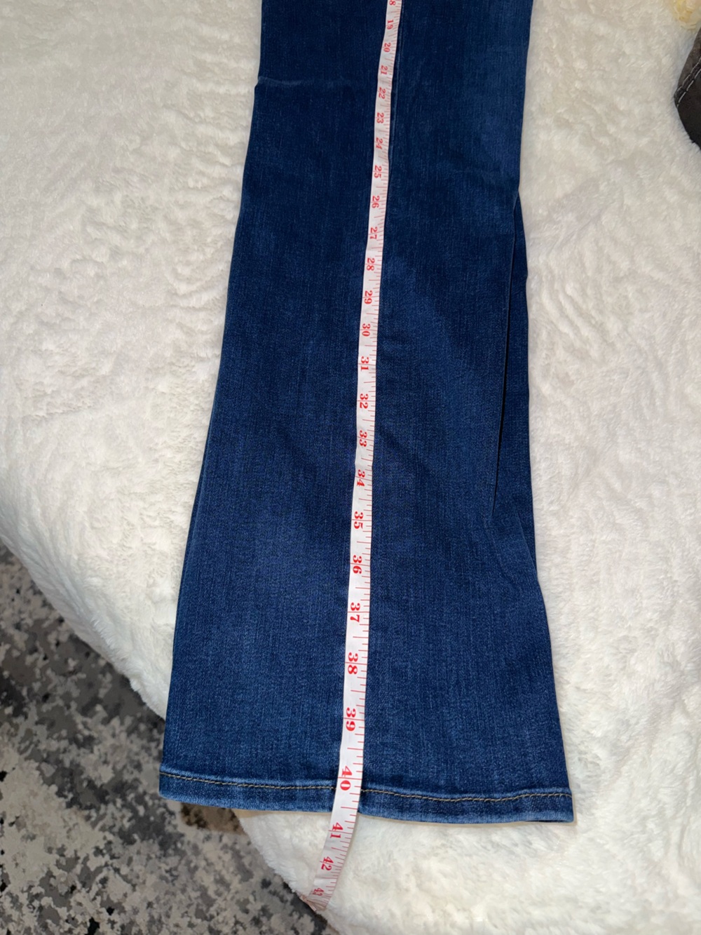 2 x 20$ NYDJ Dark Blue Straight-Leg Jeans Size 8 - Picture 2 of 10